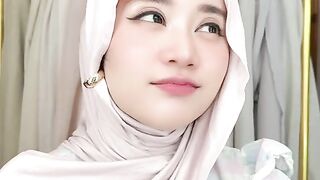 Tutorial memakai hijab simpel