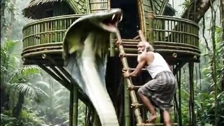 The Secret bear House Hidden in the Jungle ???????? #shorts #viral #cobra