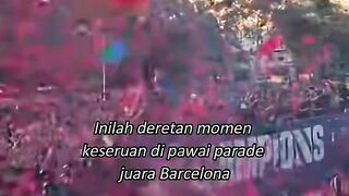 Momen paling ikonik di parade juara kali ini?
