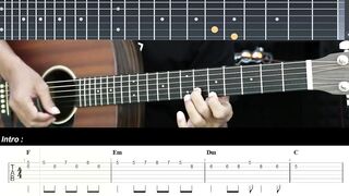 November Rain - Gun N'Rosee _ EASY Guitar Lessons TAB for Beginners - Guitar Tutorial