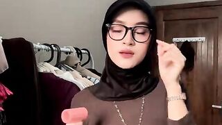 Brown hijab