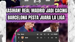 Barcelona berpesta! real madrid dipermalukan dipekan ke 36 la liga