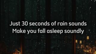 ⛈️ ASMR Rain Glass Badroom Sounds for a Good Night's Sleep