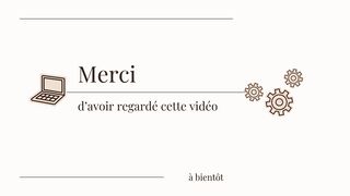 Petit apercu de Fin de formation vidéo