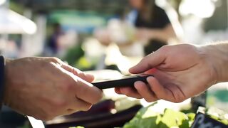 Mobile Payment at Farmers Market