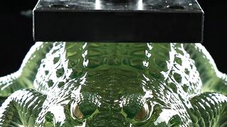 Hydraulic Press vs Gummy Crocodile ???????? | Satisfying Candy Squish ASMR