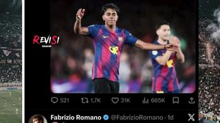 Fabrizio Romano emang rajanya berita bola
