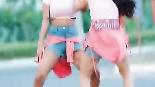 Beautiful girls dance on song viral reel