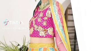 Latest Beautiful Mehndi Event Dress