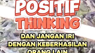 Jika ada yang komen seperti ini positif thinking saja