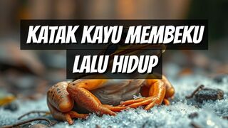 Katak Kayu Bisa Membeku Lalu Hidup Lagi