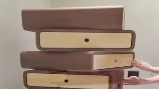 Elegant Rotatable Organizer: The Perfect Luxury Bedroom Addition