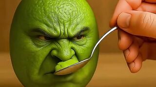Lemon eating