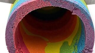 Golden Press vs Crystal Pear: Satisfying Neon Green Liquid Burst! ???????? #shorts