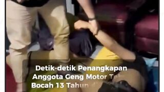 Penangkapan anggota geng motor