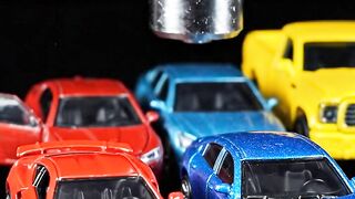 Crushing Different Toy Cars with Hydraulic Press | Epic Destruction