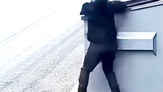 How did the man escape from the bear?