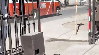 Street cleaner said "nah fam I got work to do".