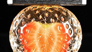 Extreme Hydraulic Press vs Crystal: Satisfying Crushing Action!