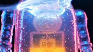 Gummy Robot Sliced By Plasma