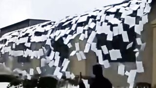 The Most Artistic Avalanche Ever