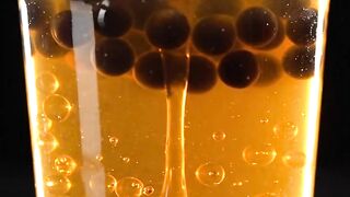Bubble Tea Sliced By Blade