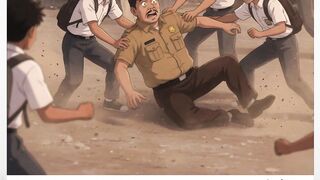 tak terima ditegur saat hendak bolos,delapansiswa smk malah keroyok satpam sekolah