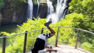 Gravity Is Optional: Epic Tricking with Waterfall Views