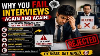 Why You Fail Interviews Again and Again ❌
