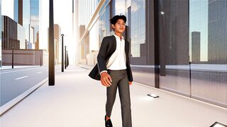 man walk