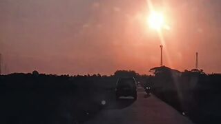 Senja di Pesawahan