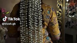 Beautiful Mehndi Bridal Hairstyle 2
