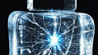Ice Cube Under Hydraulic Press 3