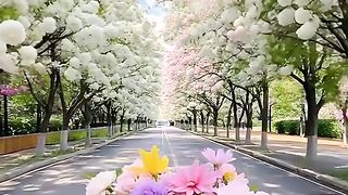 Beautiful Flowers Road