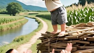 Oops! Funny Toddlers Picking Fruit