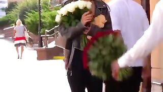 Giving Flowers to Strangers: Follow for more