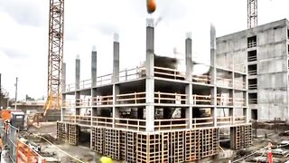 Mega Building Construction #Timelapse #Transformation #megastructure