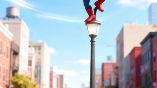 Spiderman Saves Food Delivery from Disaster