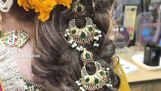 Beautiful Mehndi Hairstyle