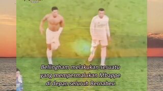 Bellingham melakukan sesuatu yang mempermalukann Mbappe di depan seluruh Bernabeu.