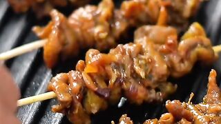 Resep Sate Kulit Ayam Bacem Super Juicy, Gurih Meresap Sampai Ke Dalam! ????✨