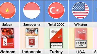 Cigarette brands from different countries (part 1)