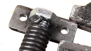 How to make a door closer from cheap materials!