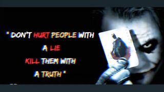 Kill them with a truth