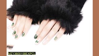 Woolen Fingerless Fur Gloves