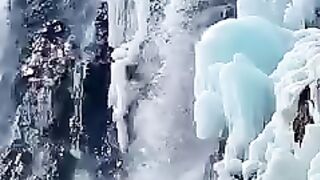 Beautiful scenery of snow