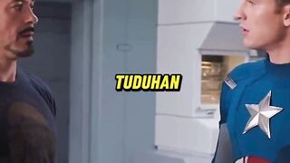 ketika captain america menydutkan tony