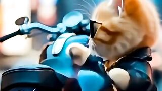 Cat Biker