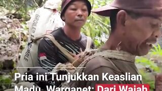 Cara unik pria ini menjelaskan keaslian madu malah bikin netizen salah fokus ????
