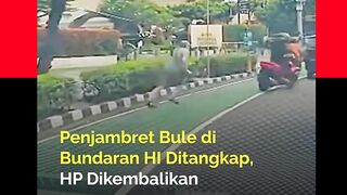 bule jadi korban jambret di jakarta